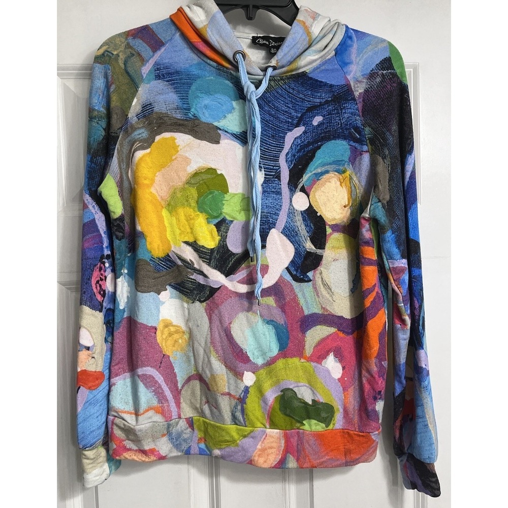 Claire Desjardins Top Summer Watercolor Abstract Art Sz Small Piling Read